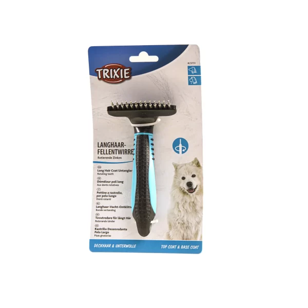 brosse pour chien aux poils longs