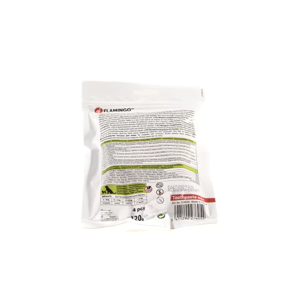 originales friandises vegan pour chien en forme de dentifrice