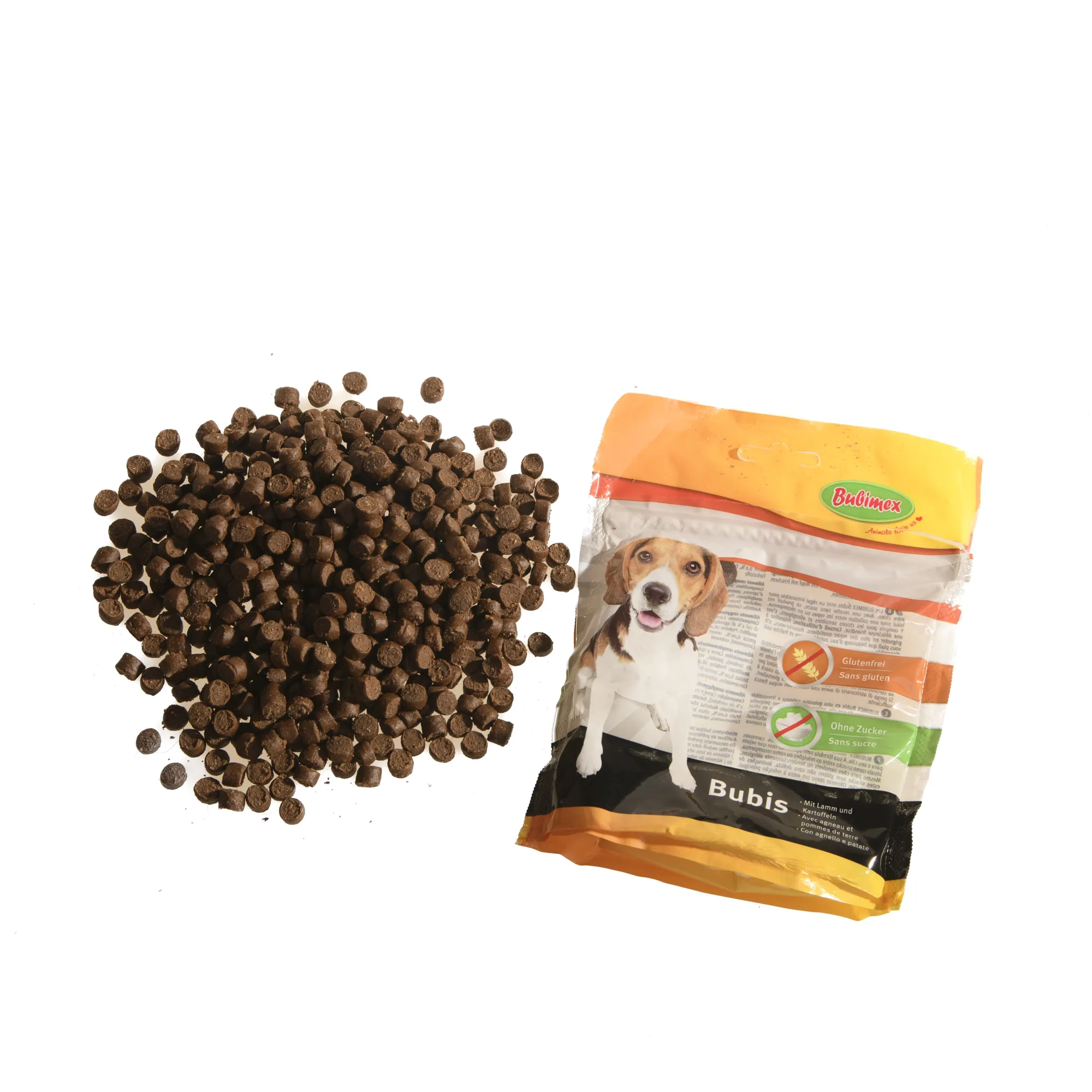 sachet de friandises a l agneau pour chiens de la marque bubimex