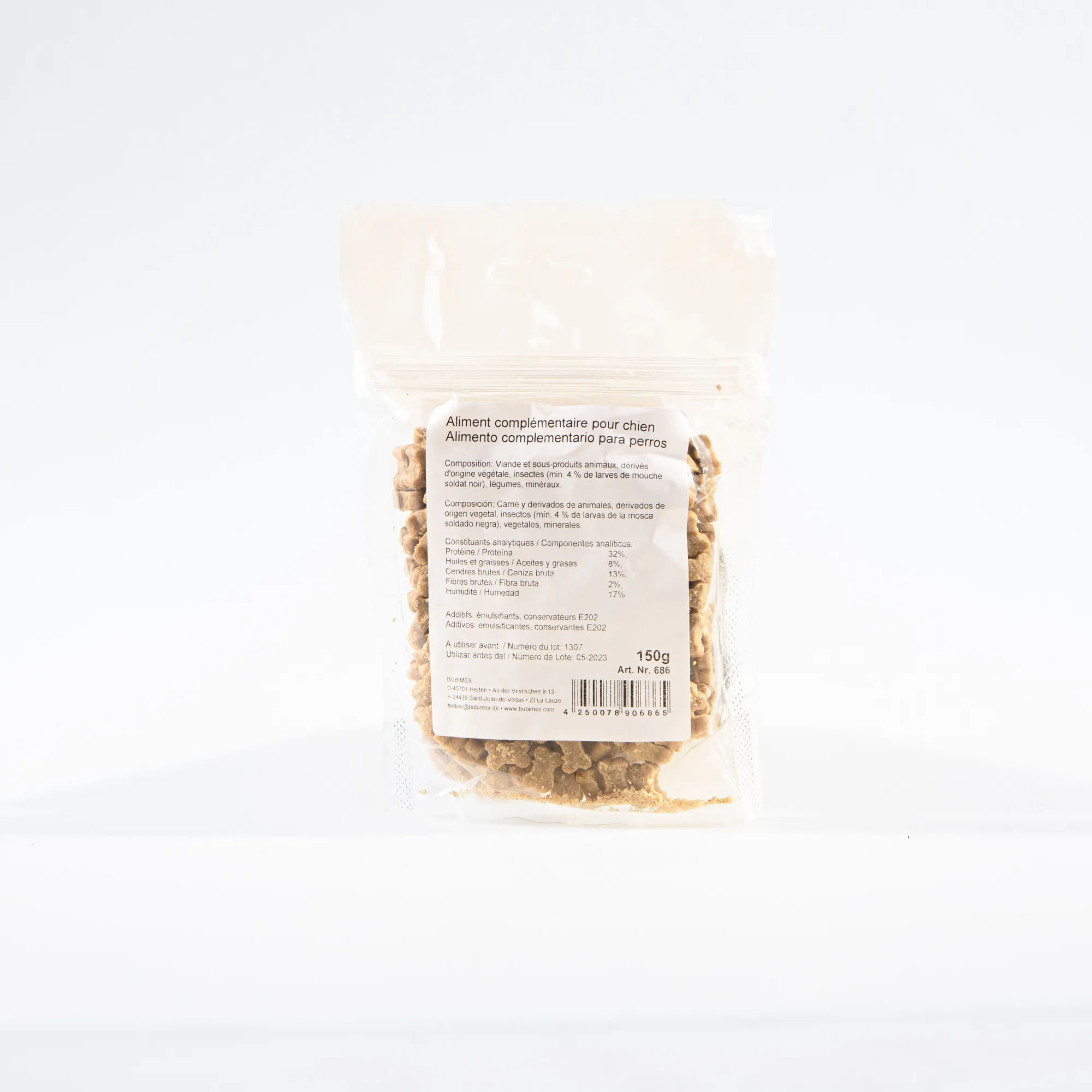 friandises aux mouches pour les chiens de la marque bubimex