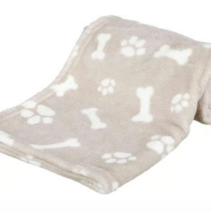 Plaid polaire 2 modèles au choix (gris / beige)