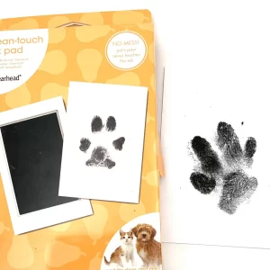 Genial kit pour prendre les empreintes de son chien