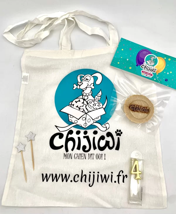 Pack gâteau, bougie et étoiles – Image 6