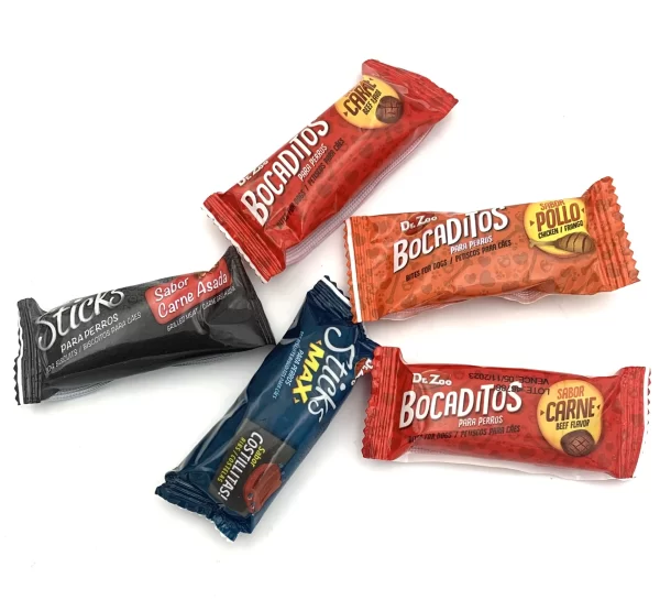 chouette assortiment de bonbons pour chien