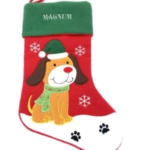 Adorable chaussette de noel personnalisee